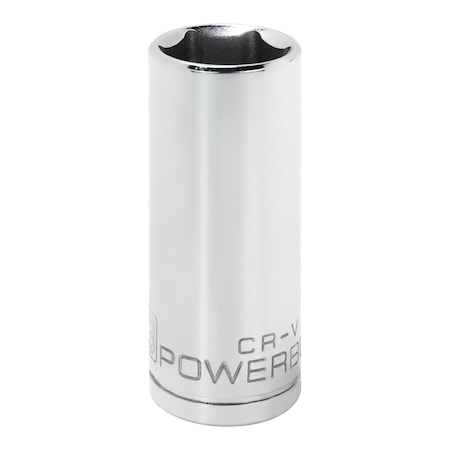 Powerbuilt 1/2" Drive 23Mm 6Pt Deep Socket 640838